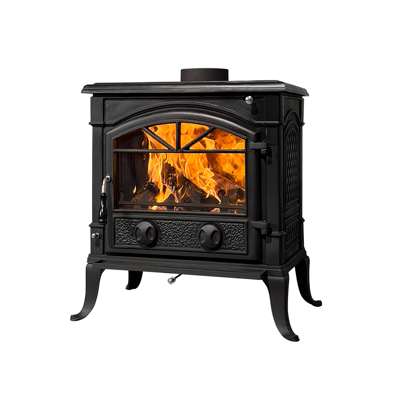 Camiol LS780/LS780B Thick Cast Iron Freestanding Wood Burning Stove Matte Black Indoor Heater