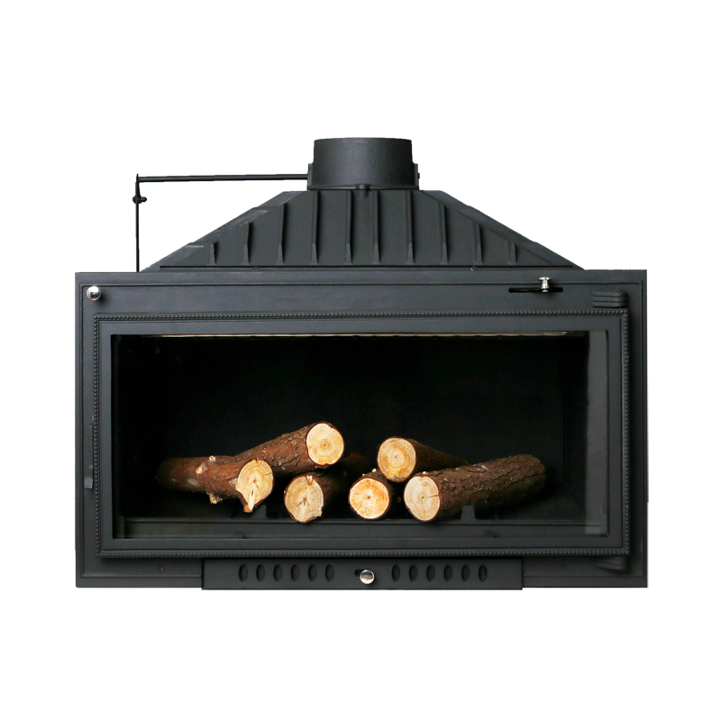 Camiol LS1000 Thick Cast Iron Freestanding Wood Burning Stove Matte Black Indoor Heating Fireplace