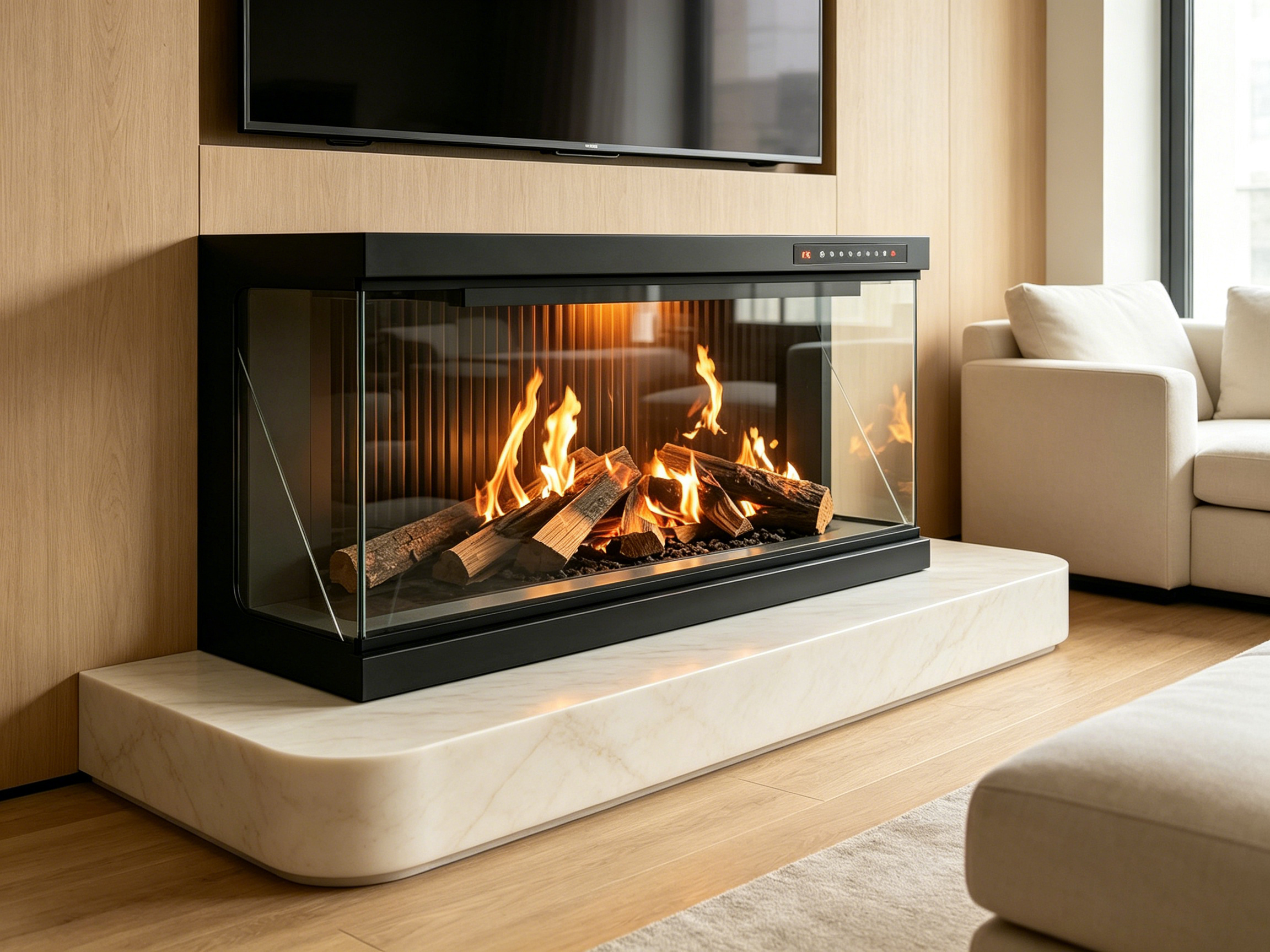 Camiol 3D High-End Holographic Fireplace