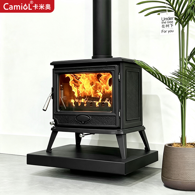 LS603 Cast Iron Wood Burning Fireplace
