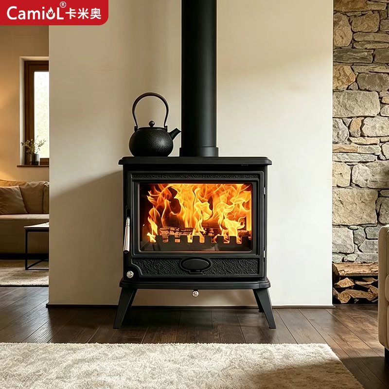 LS603 Cast Iron Wood Burning Fireplace