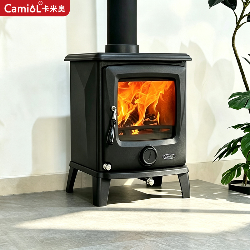 LS602 Cast Iron Wood Burning Fireplace