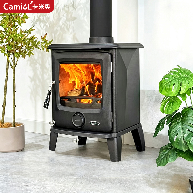 LS602 Cast Iron Wood Burning Fireplace