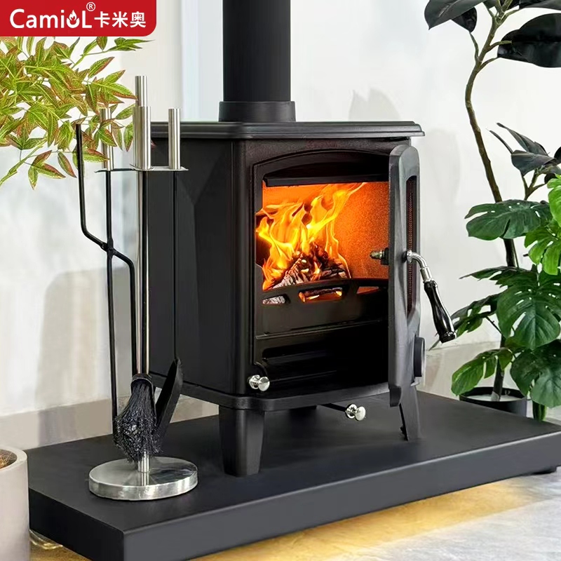LS602 Cast Iron Wood Burning Fireplace