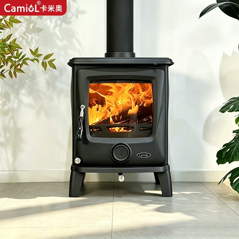 LS602 Cast Iron Wood Burning Fireplace